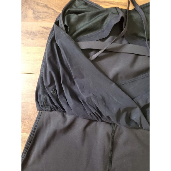 Lululemon Women's Dance to Yoga Leotard Romper Black Size 4 - Picture 3 of 9